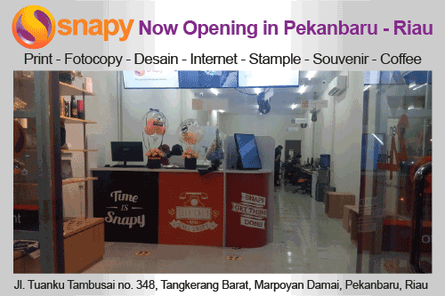 Snapy Pekanbaru sudah dibuka