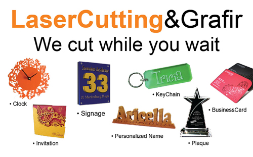 Laser Cutting & Grafir