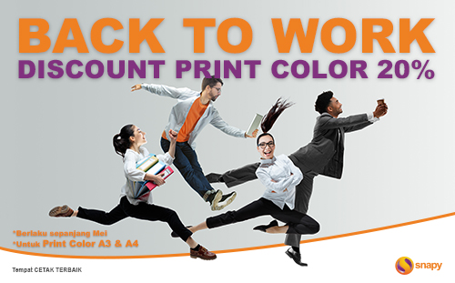 Special Promo Snapy Back To Work 