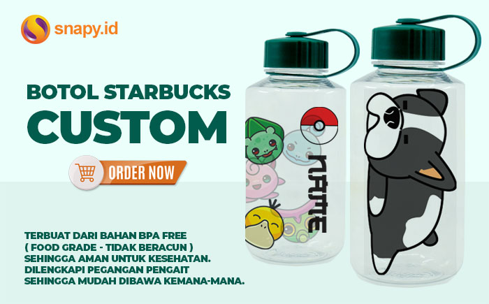 Botol Starbucks Custom untuk Anak!
