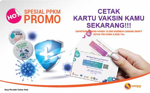 Jangan Sampai  Hilang, Print Kartu Vaksinmu Sekarang!