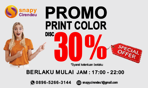 Promo 30% Snapy Cirendeu