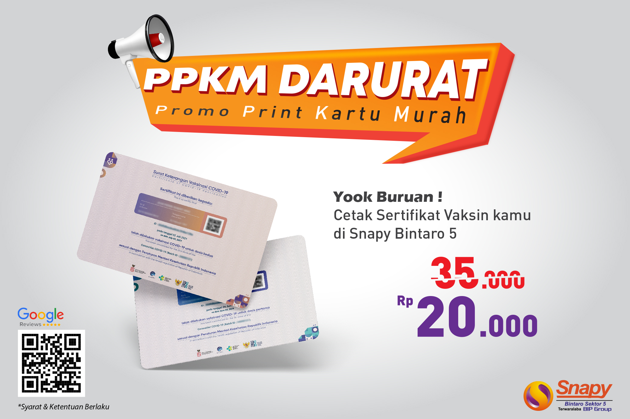 PROMO PPKM Snapy Bintaro 5