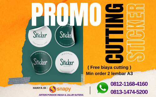 Promo April Cutting Stiker