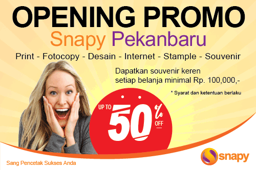 Opening Promo Snapy Pekanbaru