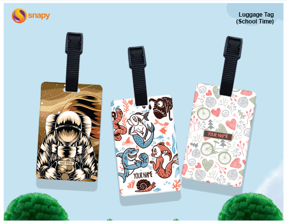 Luggage tag bts cover